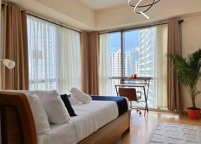 شقة Avant At The Fort 2Br Bgc Cor Unit With Golf Course View مانيلا